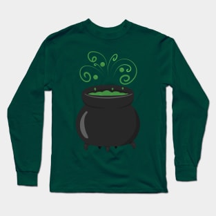 Bubbling Potion in a Cauldron Long Sleeve T-Shirt